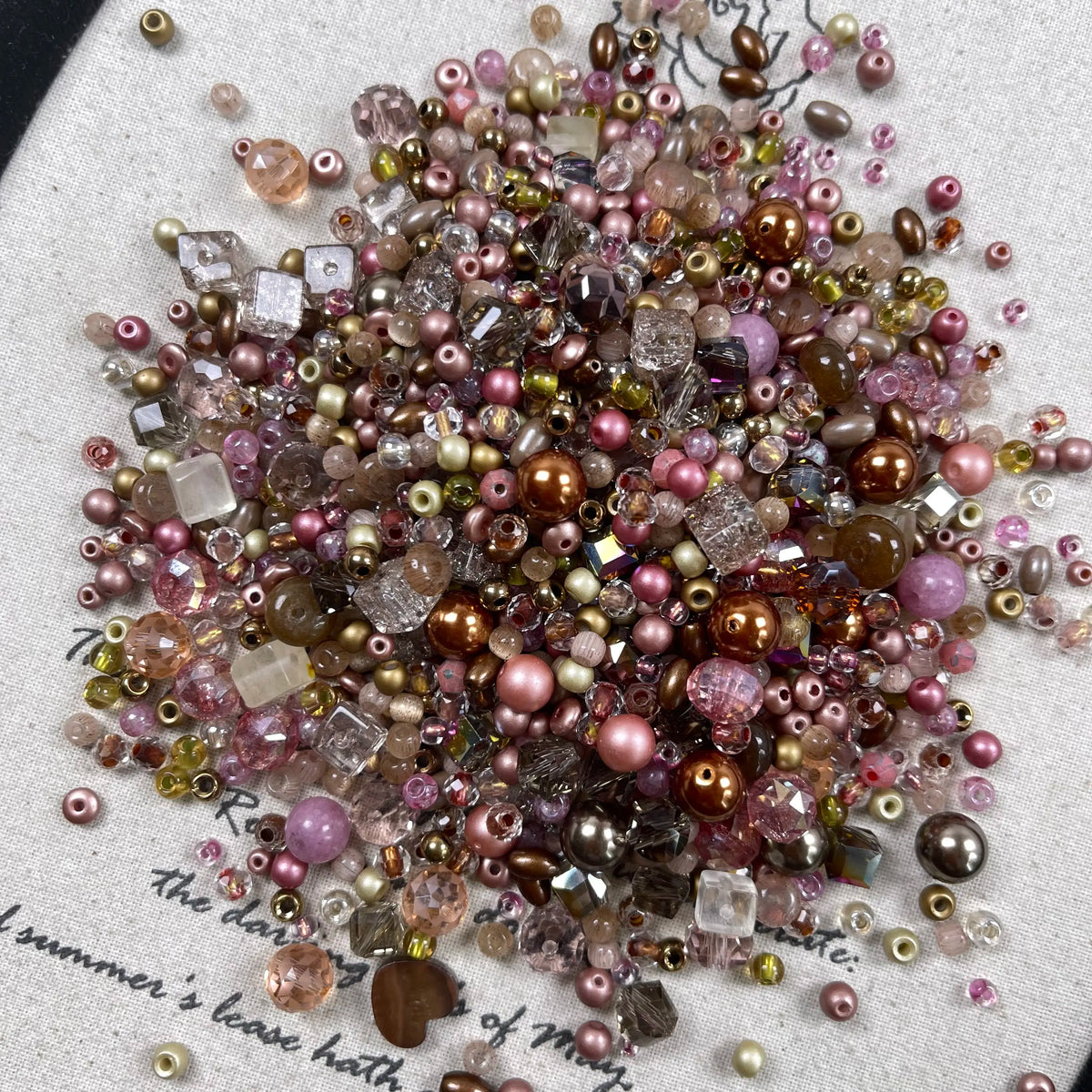 [A Series] Mixed Color Beads Variety Pack, 50g ≈30ml Get 1 Extra Bag for Every 5 Purchased Craft Embellishments Beading Supplies