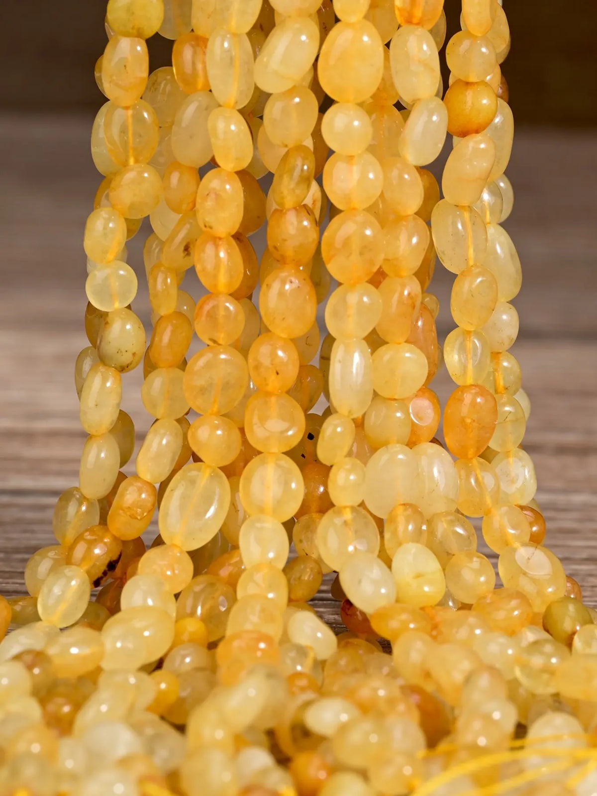 Natural Citrine Irregular Gemstone Loose Beads, Diy Beads for Jewelry Making, Handcrafted Women's Jewelry, Necklaces, Bracelets, Earrings Accessories, Beading Supplies, Jewelry Making Supplies, 40cm/15.75inch Length, 6*8mm Beads