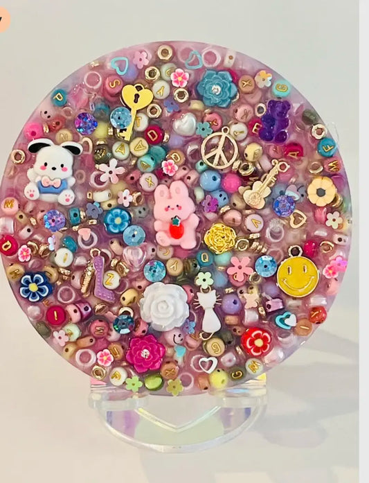 Friendship Beads Sensory Picky Pad: Kawaii Charms Fidget Toy