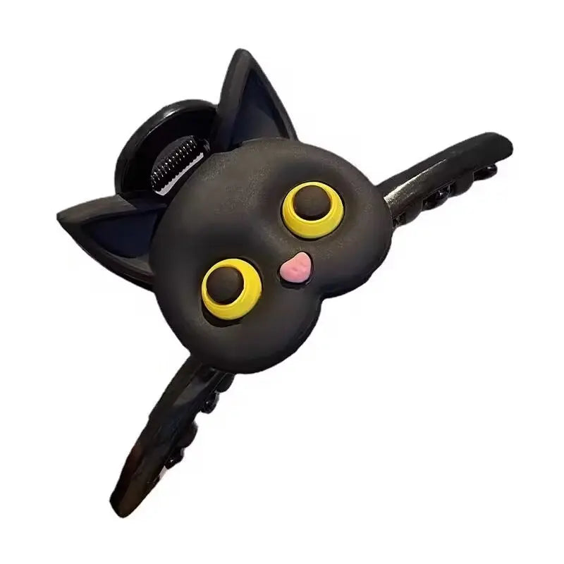 Cute Cartoon Cat Design Hair Claw, Super Cute Clips, Fun Hair Clips, Fashionable Hair Accessories for Women & Girls, Casual Versatile Hair Accessories for Daily Wear, Clip In Claw-YY0