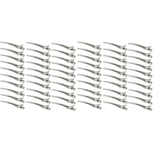 30 Packs Hair Clips, Duck Bill Clips, Hair Coloring, Hair Clips & Barrettes, 3.5 Inches Rustproof Metal   Clips with Holes for Hair Styling,