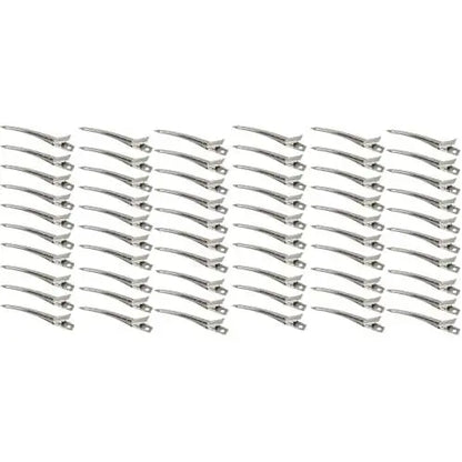 30 Packs Hair Clips, Duck Bill Clips, Hair Coloring, Hair Clips & Barrettes, 3.5 Inches Rustproof Metal   Clips with Holes for Hair Styling,
