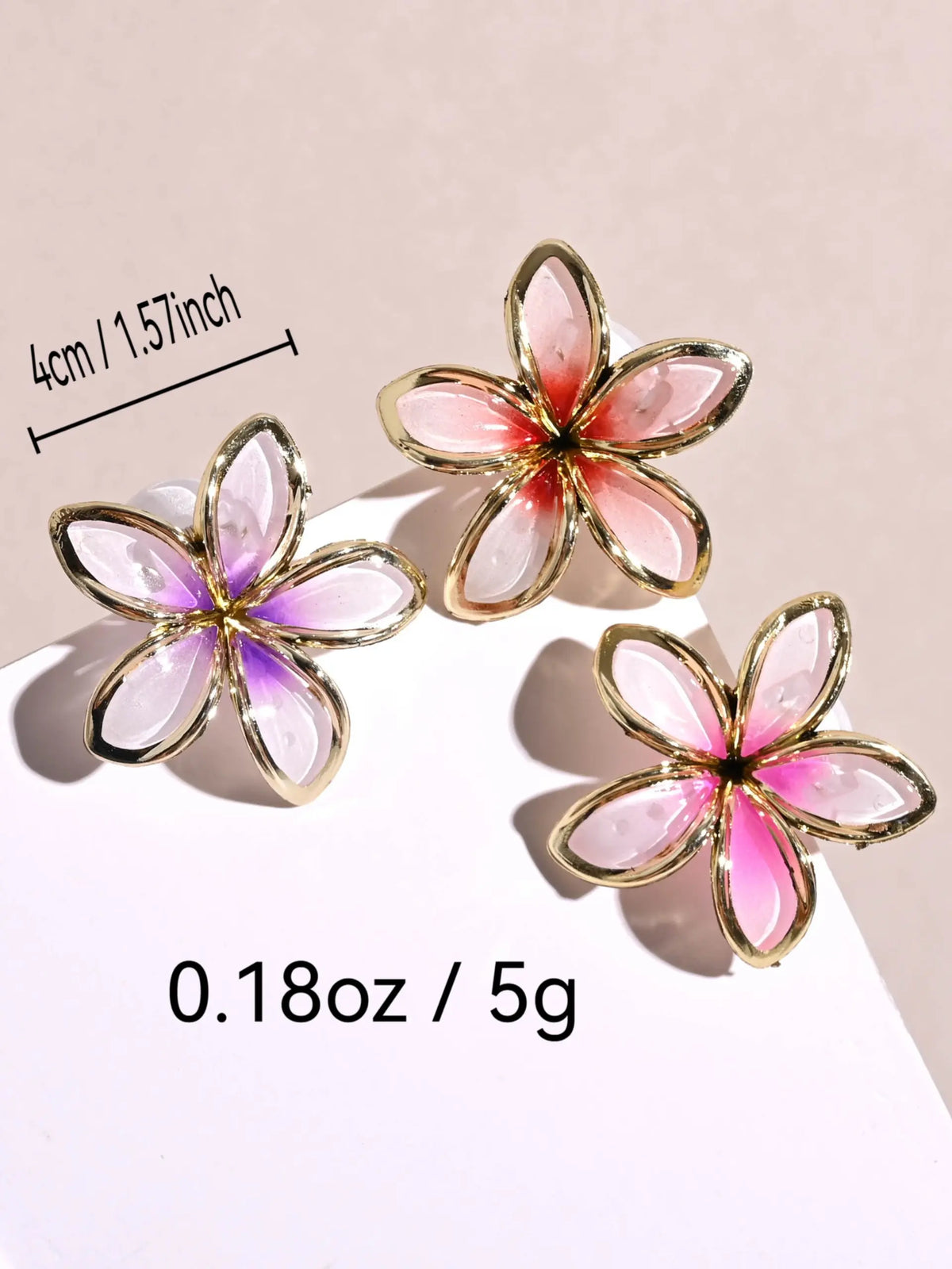 6 Pcs Colorful Flower Hair Clips, Vibrant Floral Accessories, No Paper Cards Included, Perfect for Stylish Hairstyles, Ideal Gift Idea