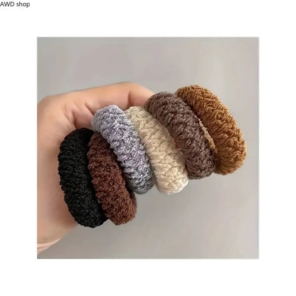 12‑Pack Wide Thick Scrunchies, Soft Elastic Hair Ties, No‑Damage Gentle Hair Accessories, Durable Stretch Scrunchies for Ponytail Styling, Ideal for Daily Wear, Christmas & New Year Holiday Gifting for Girls