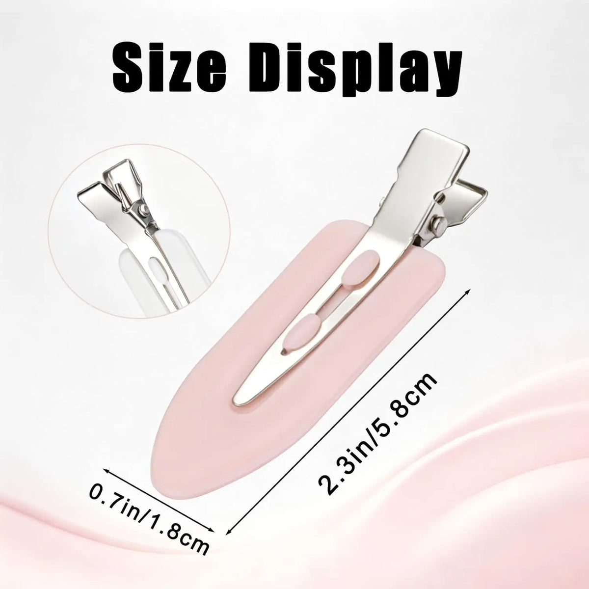 24 Pcs No Bend Hair Clips Pin Curl Creaseless Clips No Crease Hair Clip for Hairstyle Bangs Finger Waves Makeup Application Hairdressing Hairpins Styling Clips for Hair Salon Black Pink White