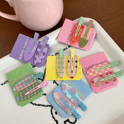 12 count Cute Fruit Hair Clip for Women Girls Thick,Thin Hair.No Bend No Crease Hair Clips for Styling Sectioning Hair Barretters for Party Decoration Hair Accessories