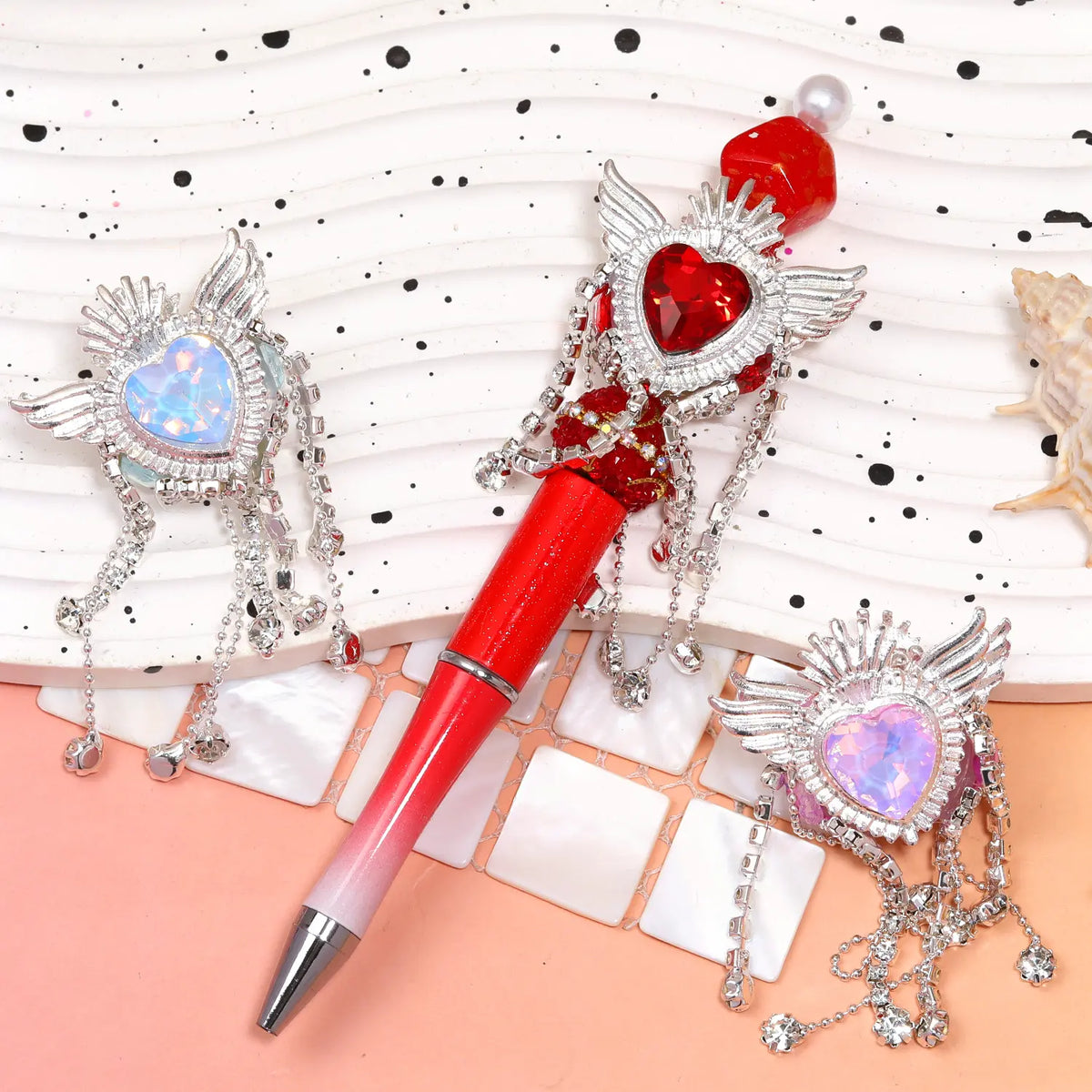 【B197A】Beaded Necklace DIY Fancy Beads Kit with Different Sizes, Materials & Quantities for Summer Beading Jewelry Making Projects, Bead Assortments, Diy Mixed Beads
