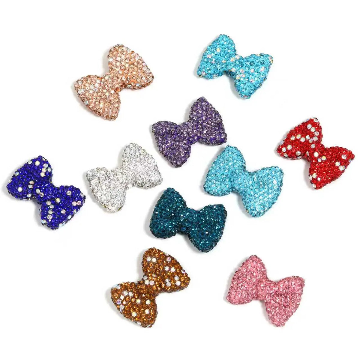 B57 Handmade Polymer Clay Round Straight-Hole Drill Balls - DIY Beading Material for Jewelry Lovers, Charms Making, DIY Craft Embellishments, Beads and Accessories, Rhinestone Beads