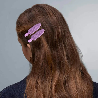5 Pcs Creaseless No Crease No Bend Flat Hair Clips For Styling Non Slip Makeup Clips For Women Salon Hairstyle,No Crease Hair Clips, Pin Curl Hair Clips for Makeup Hair Styling