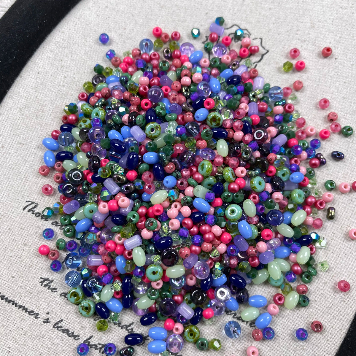 [A Series] Mixed Color Beads Variety Pack, 50g ≈30ml Get 1 Extra Bag for Every 5 Purchased Craft Embellishments Beading Supplies