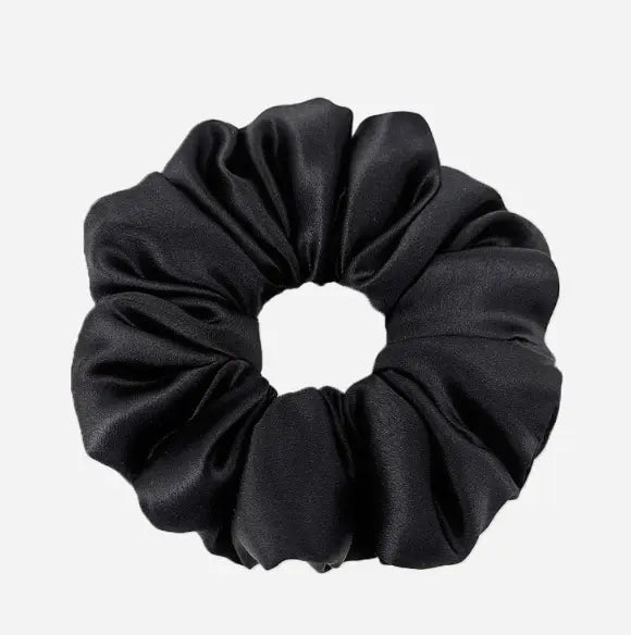 12pcs Women’s Solid Color Satin Silk Scrunchies, Non-Damaging Elastic Hair Ties for Women, Great for High Ponytail Casual Wear Daily, Perfect Christmas Birthday Gift for Her