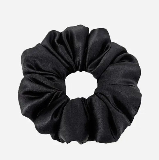 12pcs Women’s Solid Color Satin Silk Scrunchies, Non-Damaging Elastic Hair Ties for Women, Great for High Ponytail Casual Wear Daily, Perfect Christmas Birthday Gift for Her