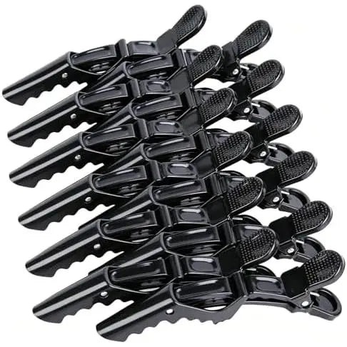 12 count Hair Clips for Styling Wide  & Double-Hinged Design  Sectioning Clips of Professional Hair Salon Quality