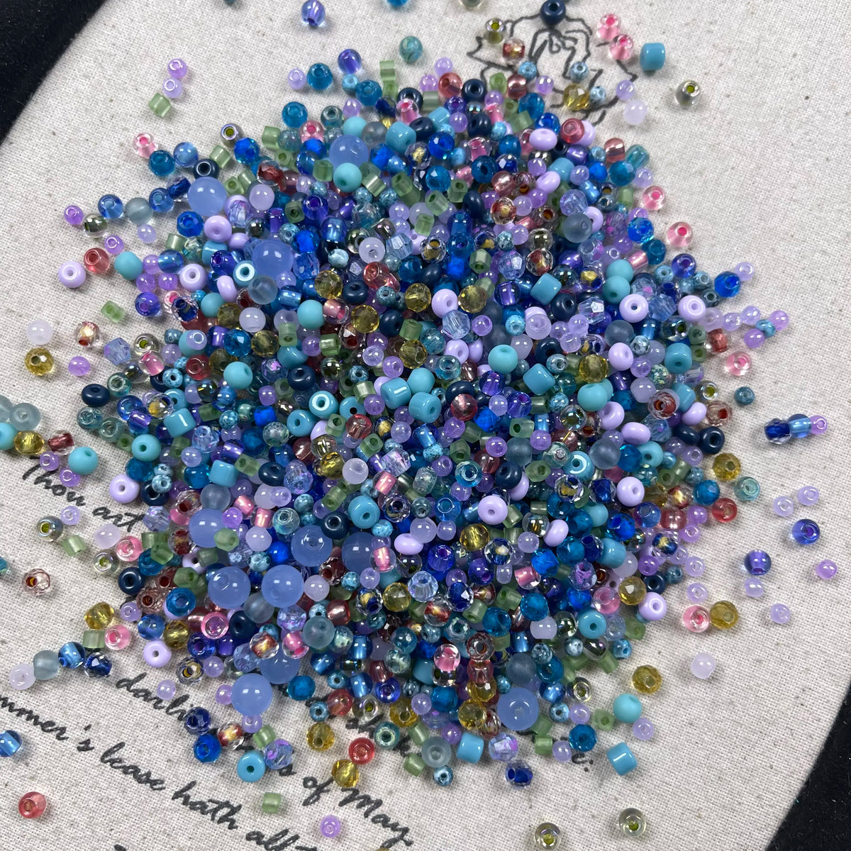 [A Series] Mixed Color Beads Variety Pack, 50g ≈30ml Get 1 Extra Bag for Every 5 Purchased Craft Embellishments Beading Supplies