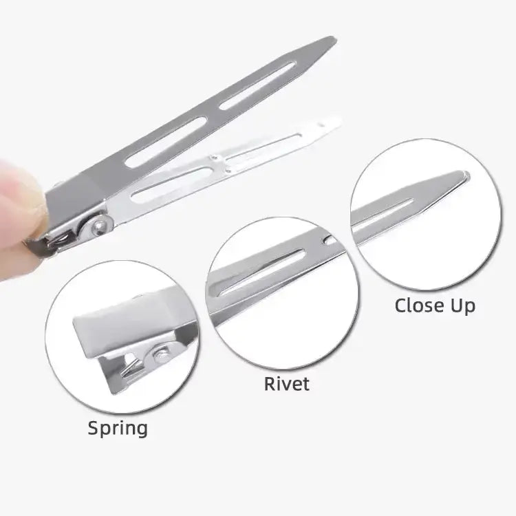 40pcs 5.5cm Hair Root Fluffy Metal Clips for Women, Professional Salon Styling Hairpins, Strong Hold Hair Clamps DIY Tools for Volume Gift
