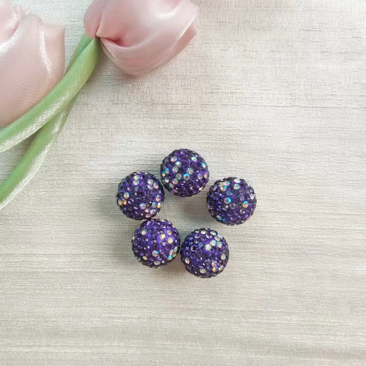 5pcs Rainbow Heart Drill Beads, DIY Jewelry Making Supplies, Fashionable Craft Materials, Mixed Colors, Trendy Accessories Kit, Beads For Jewelry Making