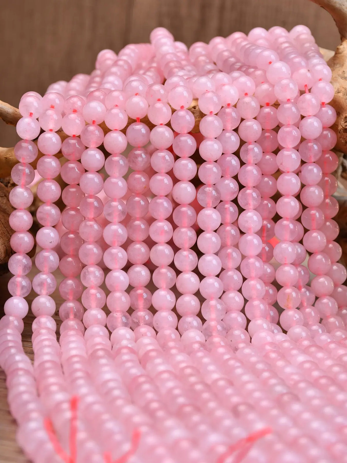 Natural Rose Quartz Round Beads for Jewelry Making, Crystal Beads 4mm to 10mm for DIY Necklaces Bracelets Earrings forjewelry making, Jewelry Making Supplies, Diy Beading Supplies