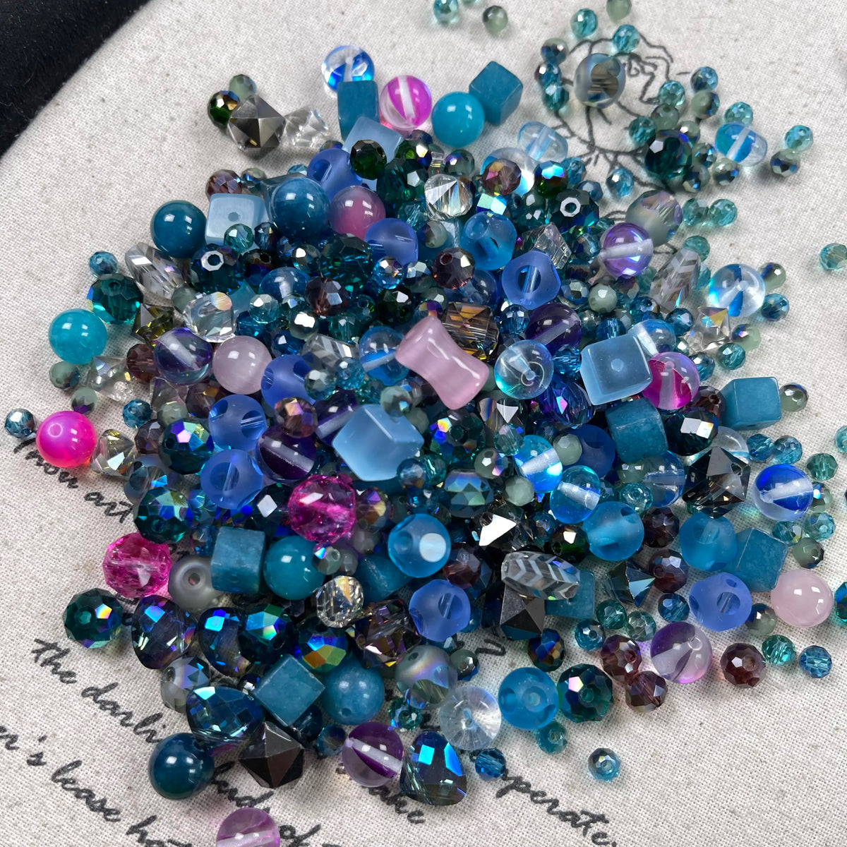 [A Series] Mixed Color Beads Variety Pack, 50g ≈30ml Get 1 Extra Bag for Every 5 Purchased Craft Embellishments Beading Supplies
