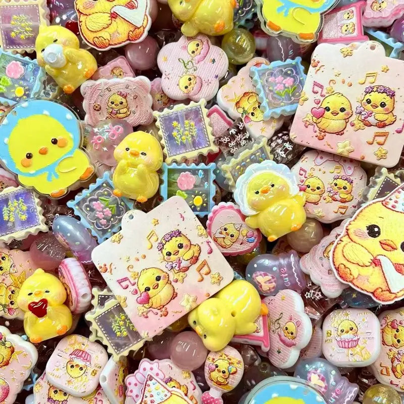 【Annie’s Bead B】Factory Direct Premium Acrylic & Resin Beads Mix with Resin Charms - Custom-Made Jewelry Making Supplies, DIY Craft Embellishments for Phone Chains, Keychains