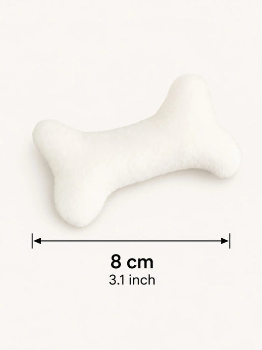 4pcs Gothic Plush Hair Barrettes, Bone & Skull Duckbill Clips, Halloween Costumes, Cosplay, Spooky Hairstyles, Fun Accessories