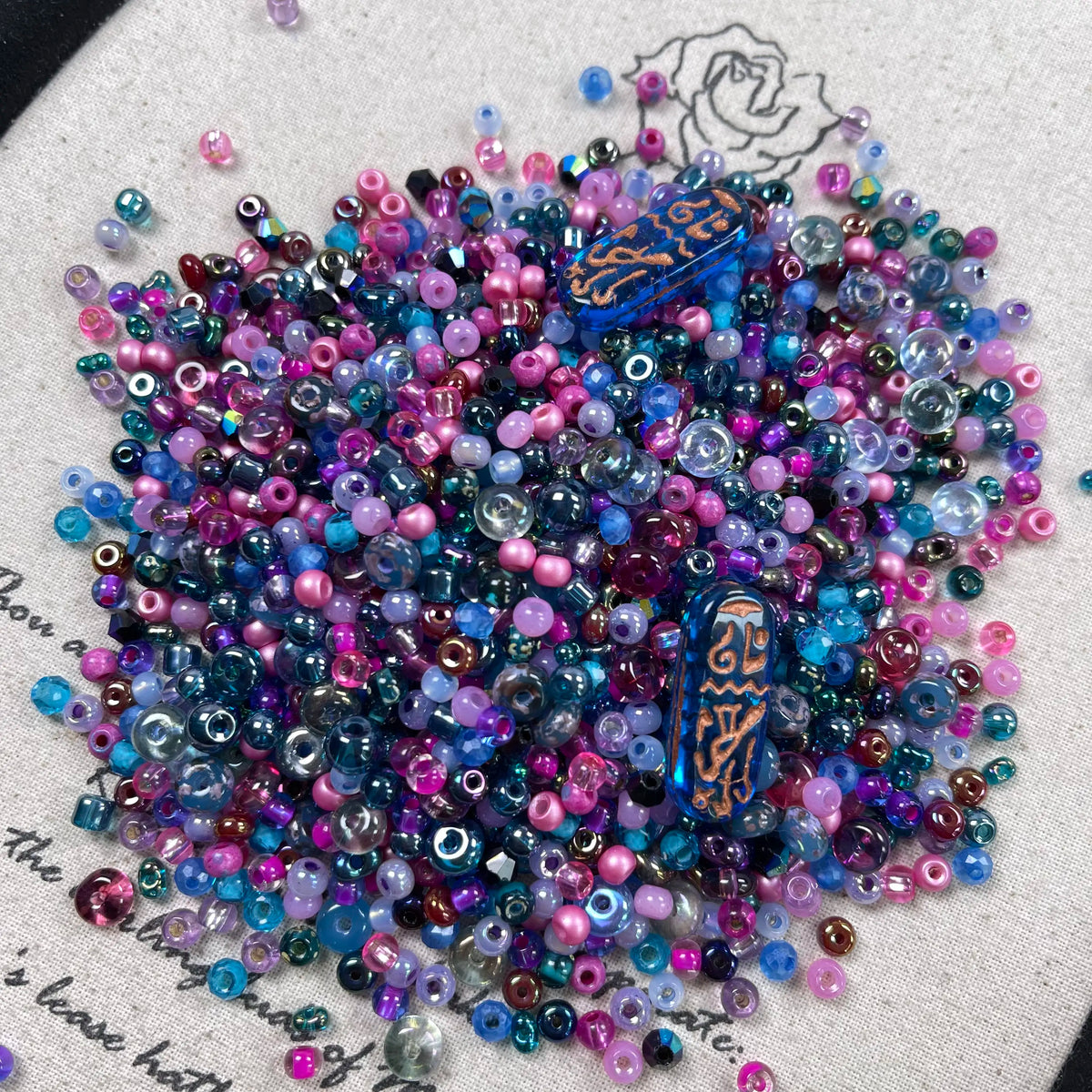 [A Series] Mixed Color Beads Variety Pack, 50g ≈30ml Get 1 Extra Bag for Every 5 Purchased Craft Embellishments Beading Supplies