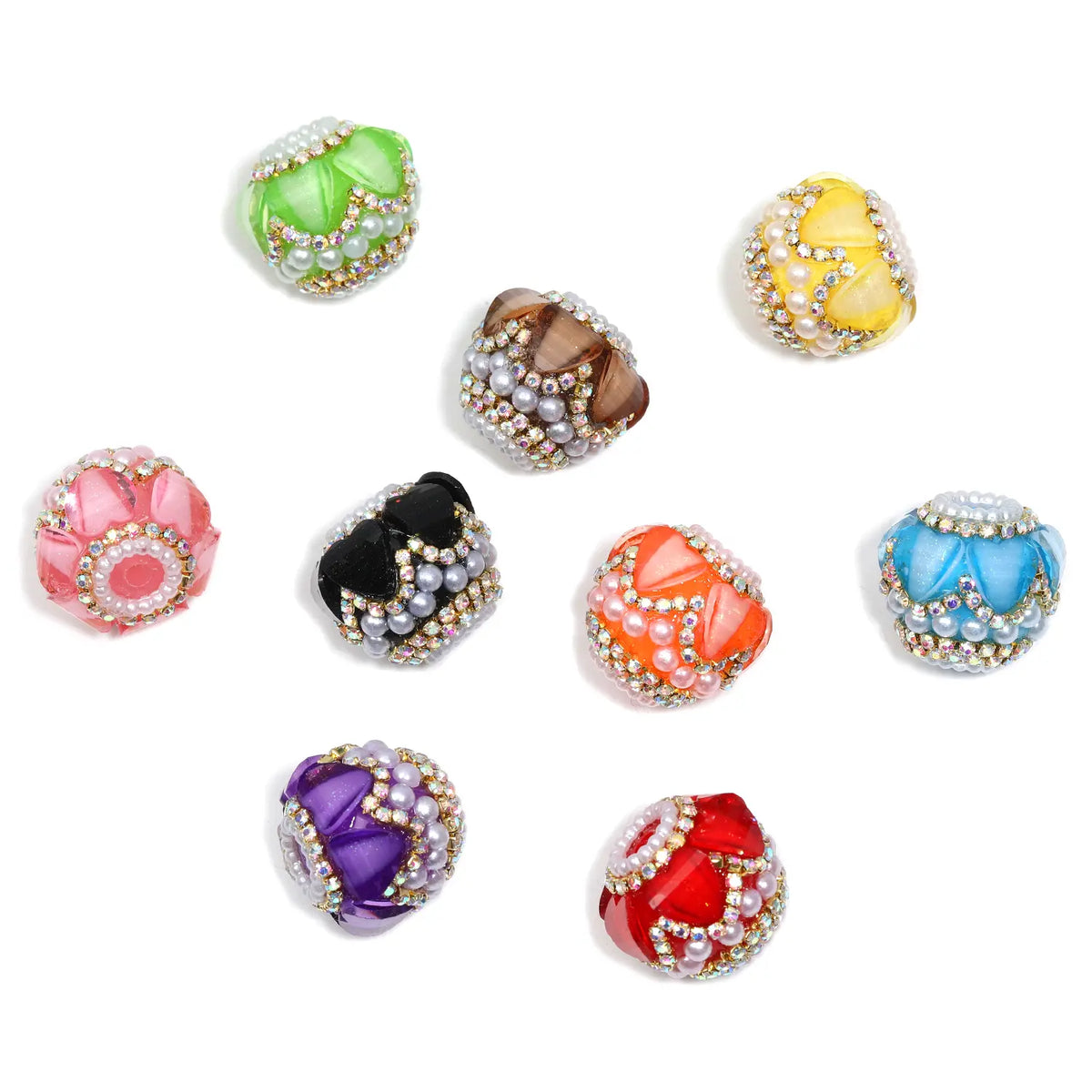 【B197A】Beaded Necklace DIY Fancy Beads Kit with Different Sizes, Materials & Quantities for Summer Beading Jewelry Making Projects, Bead Assortments, Diy Mixed Beads