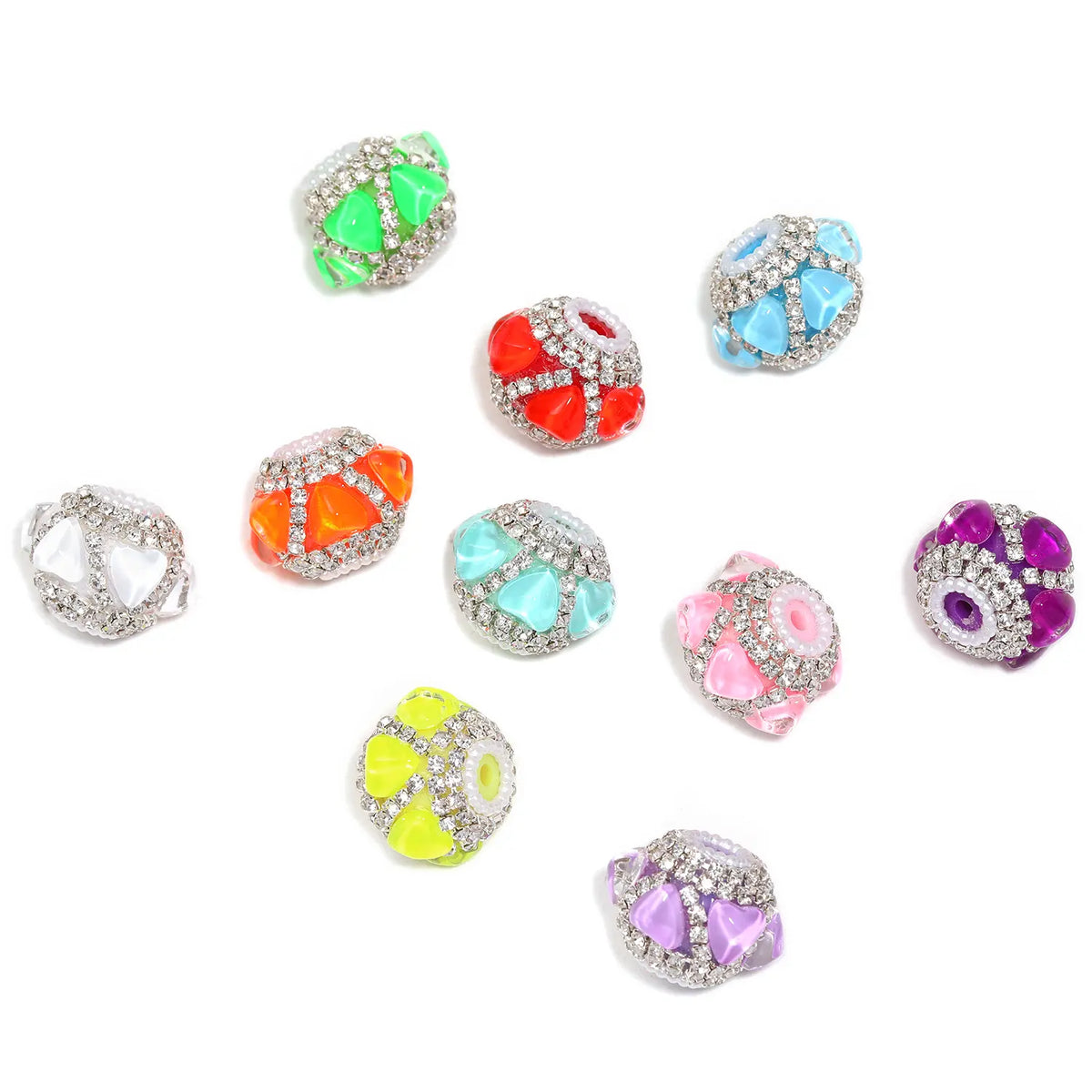 【B197A】Beaded Necklace DIY Fancy Beads Kit with Different Sizes, Materials & Quantities for Summer Beading Jewelry Making Projects, Bead Assortments, Diy Mixed Beads