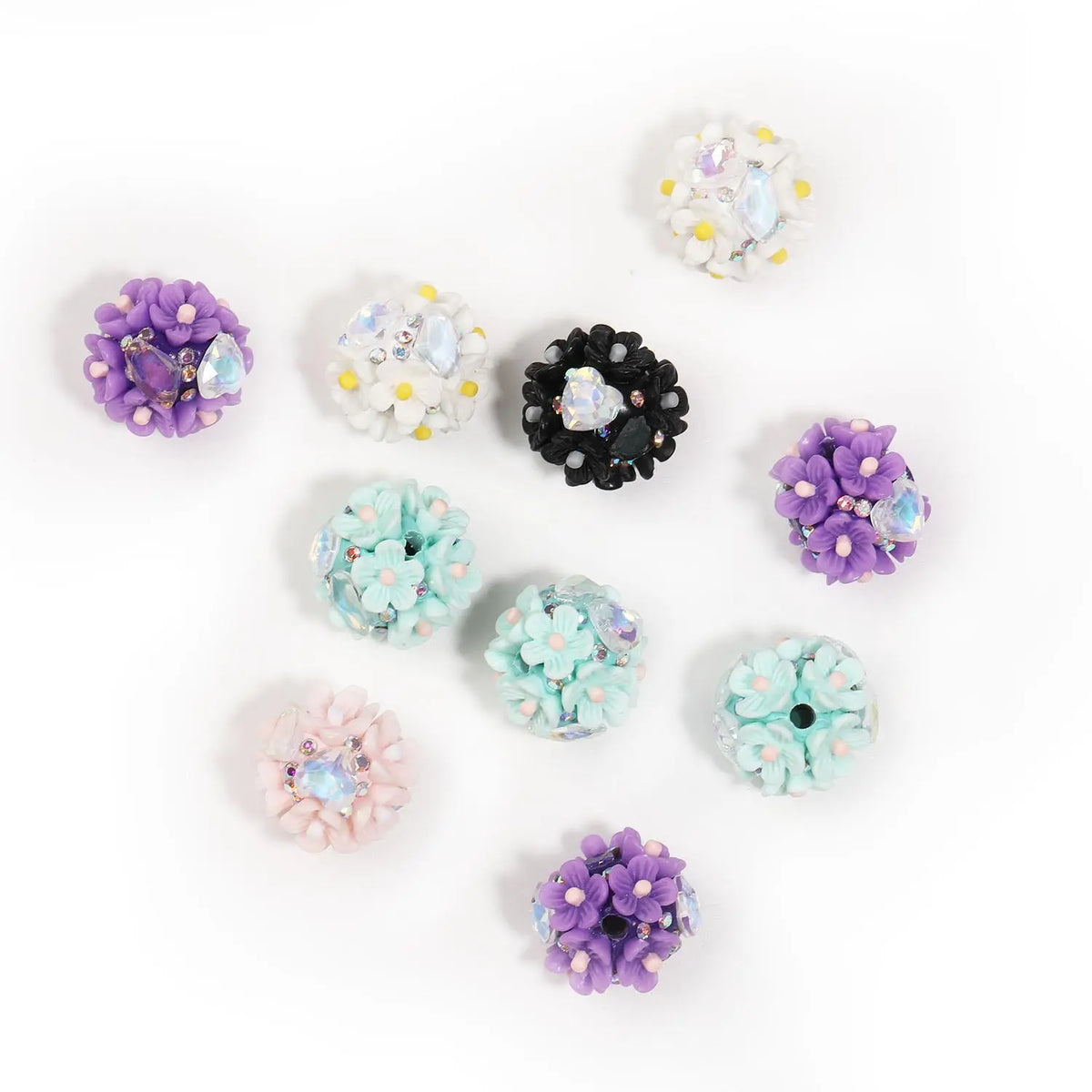 【B197A】Beaded Necklace DIY Fancy Beads Kit with Different Sizes, Materials & Quantities for Summer Beading Jewelry Making Projects, Bead Assortments, Diy Mixed Beads