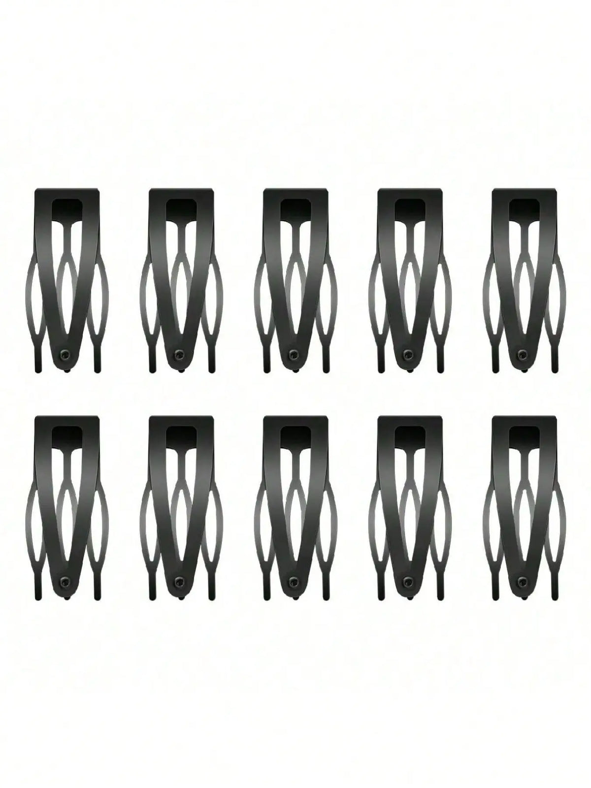 10pcs Bangs Comb Clip, Cute Hair Comb, Super Cute Clips, Metal Snap Button Hair Clip, Unique Snap Hair Clips, 3 Prong Hair Clips, Water Drop Metal Hairpins, Flat Hair Clips, Decorative Hair Clips, Hair Barrettes