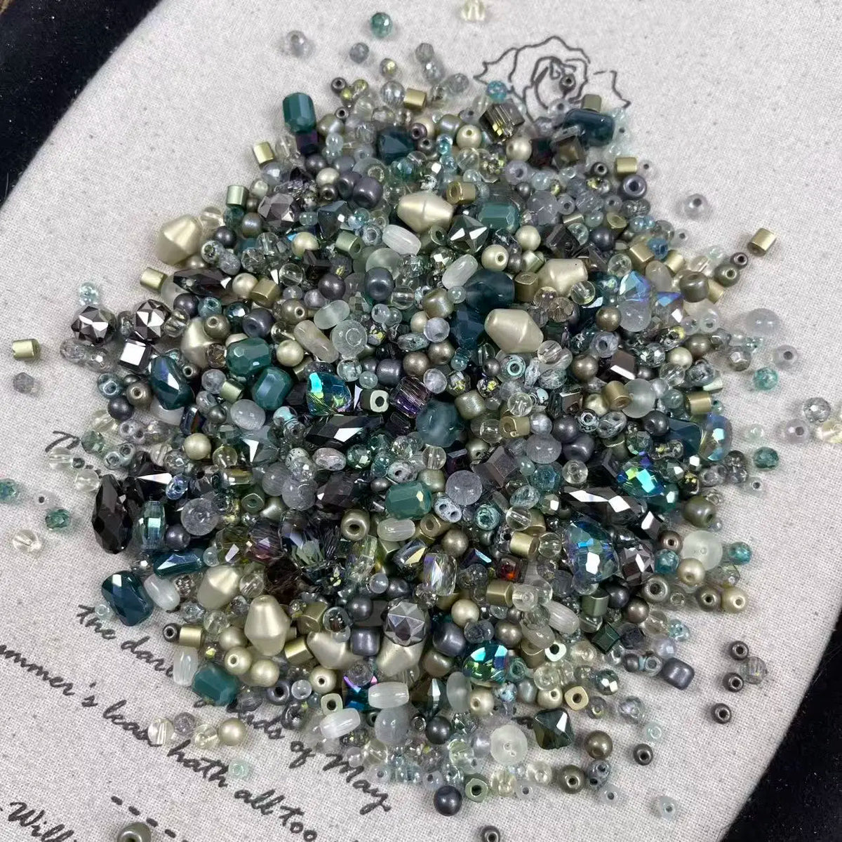 [A Series] Mixed Color Beads Variety Pack, 50g ≈30ml Get 1 Extra Bag for Every 5 Purchased Craft Embellishments Beading Supplies