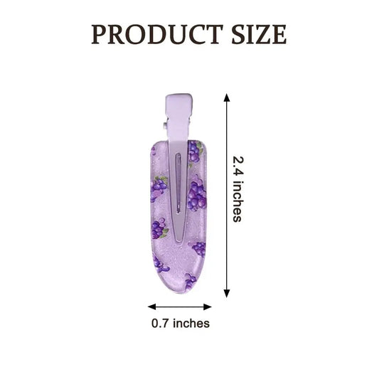 12 count Cute Fruit Hair Clip for Women Girls Thick,Thin Hair.No Bend No Crease Hair Clips for Styling Sectioning Hair Barretters for Party Decoration Hair Accessories
